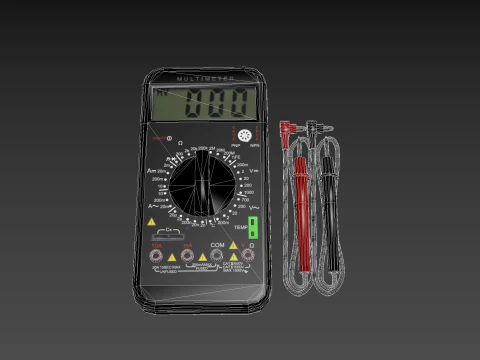 Multimeter digital 3D Model