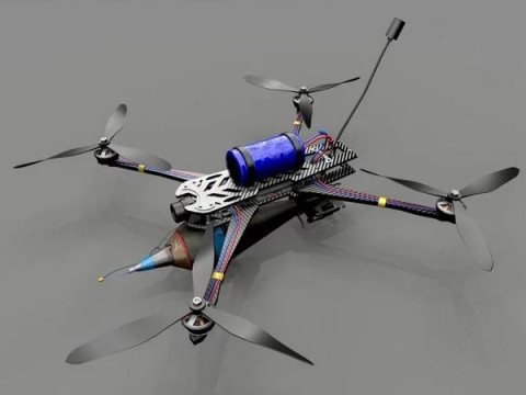 FPV KAMIKAZE DRONE 3D मॉडल