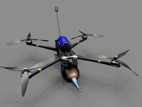 FPV KAMIKAZE DRONE 3D मॉडल