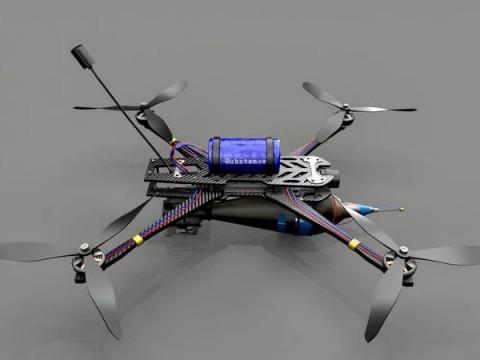 FPV KAMIKAZE DRONE 3D मॉडल