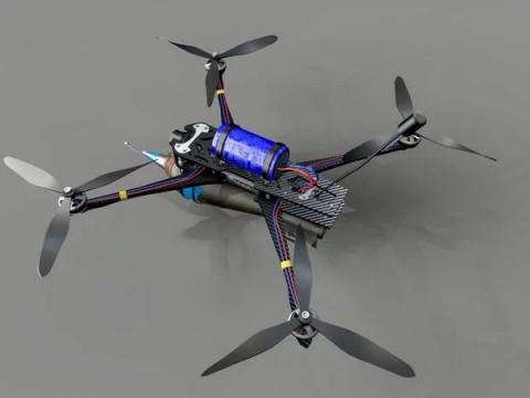 FPV KAMIKAZE DRONE 3D मॉडल