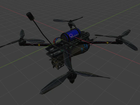 FPV KAMIKAZE DRONE 3D Model
