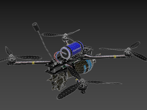 FPV KAMIKAZE DRONE 3D मॉडल