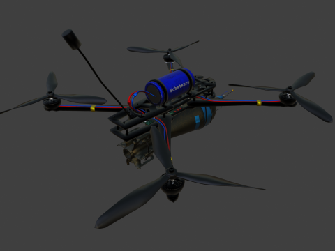 FPV KAMIKAZE DRONE 3D मॉडल