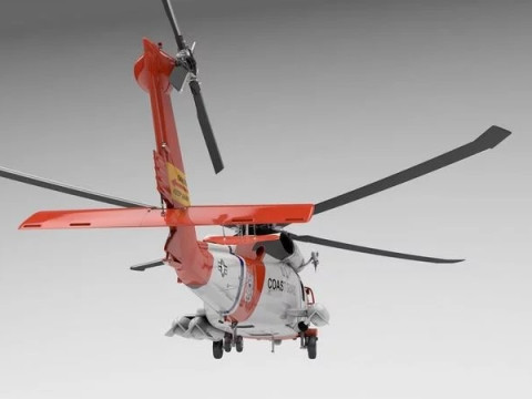 SH-60 Sea Hawk Coast Guard 3D Модель