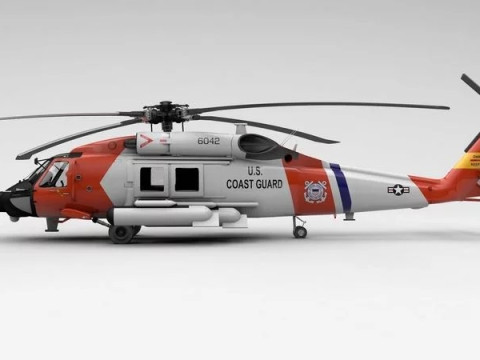 SH-60 Sea Hawk Coast Guard 3D Модель