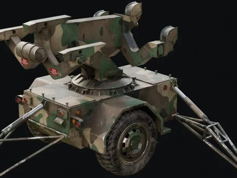 Missile Launcher 3D Model