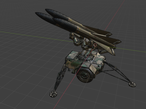 Missile Launcher Model 3D