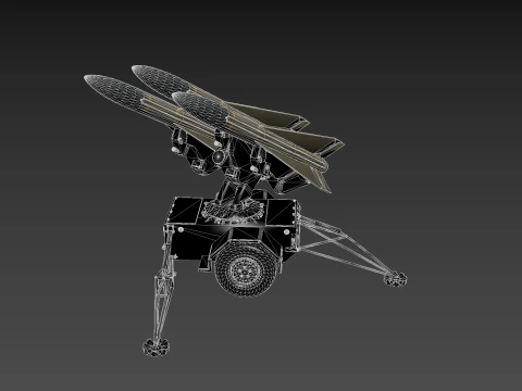 Missile Launcher 3D Model