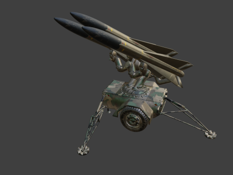 Missile Launcher Model 3D