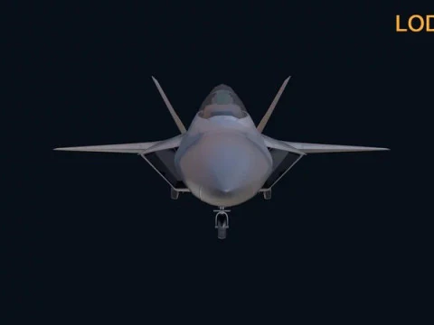 Aircraft F22 3D Model