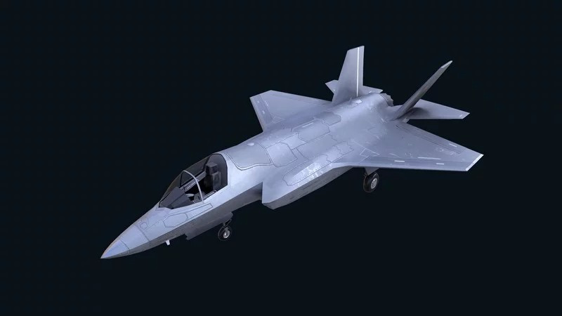 F35 3D 모델 .c4d .max .obj .3ds .fbx .stl .blend