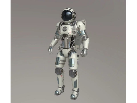 Astronaut Robot 3D Model