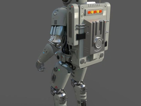 Astronaut Robot Model 3D