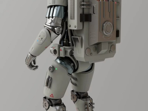 Astronaut Robot Model 3D