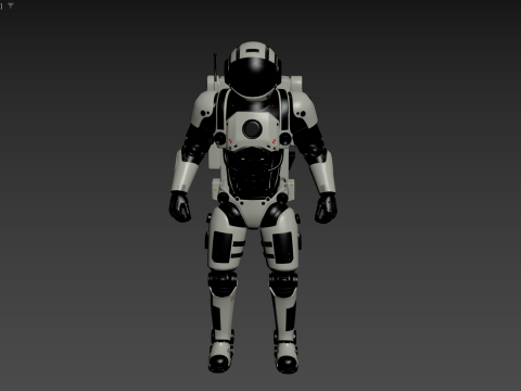 Astronaut Robot Model 3D