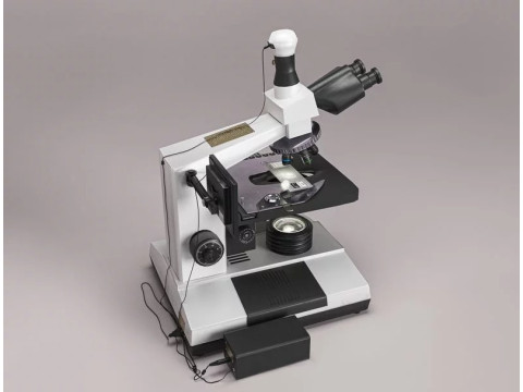 Laboratory Microscope 3D Modell