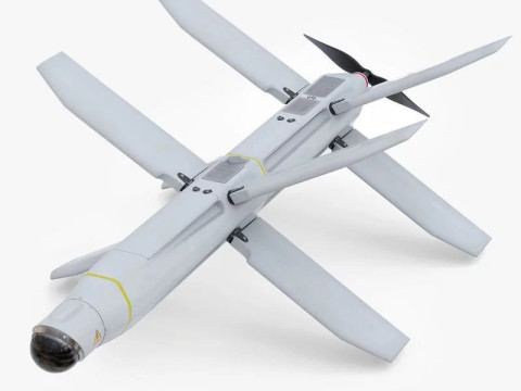 Loitering munition Lancet drone 3D Modell