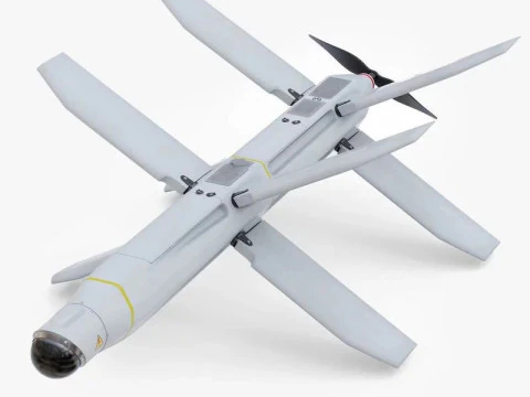 Loitering munition Lancet drone 3D Model