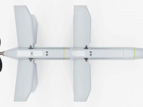 Loitering munition Lancet drone 3D Modell