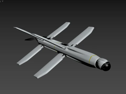 Loitering munition Lancet drone 3D Model