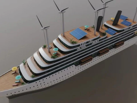 Luxury Liner 3D Model