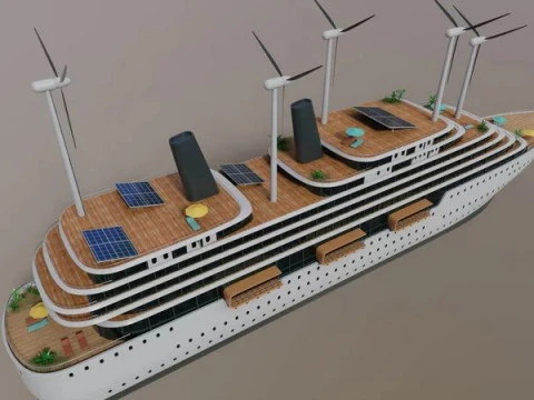 Luxury Liner 3D Model