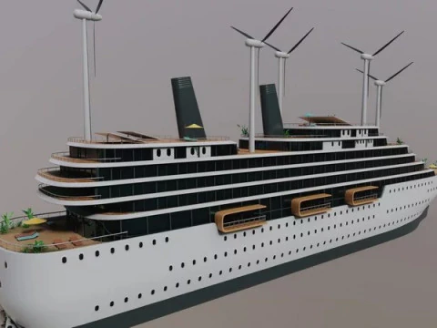 Luxury Liner 3D Model