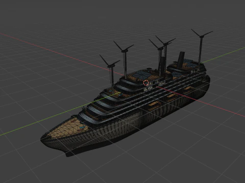 Luxury Liner 3D Model