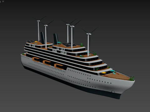 Luxury Liner 3D Model