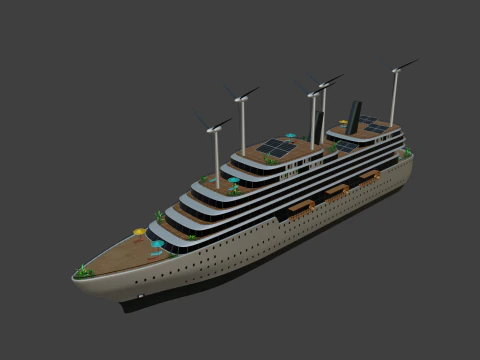 Luxury Liner 3D Model