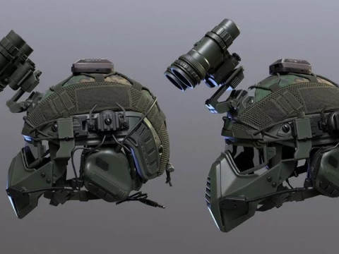 Tactical Helmet 3D 모델