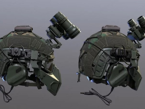 Tactical Helmet 3D 모델