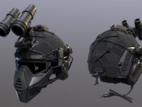 Tactical Helmet 3D 모델
