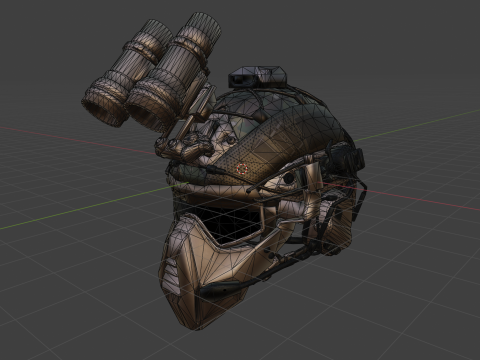 Tactical Helmet 3D 모델