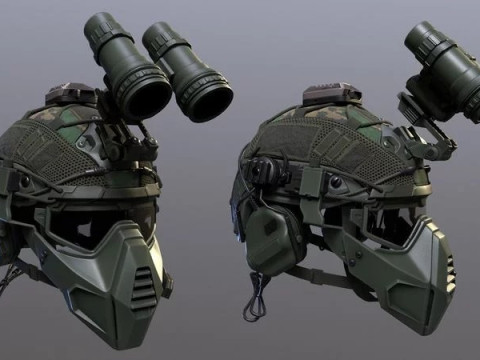 Tactical Helmet 3D 모델