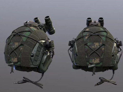 Tactical Helmet 3D 모델