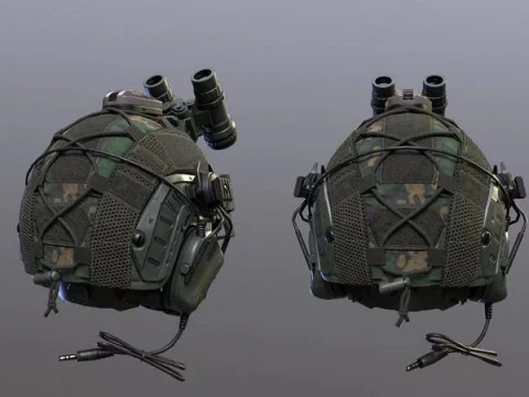 Tactical Helmet 3D Model