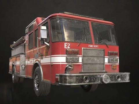 Fire Truck 3D Model