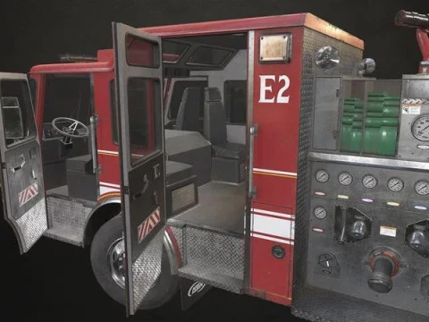 Fire Truck 3D Model