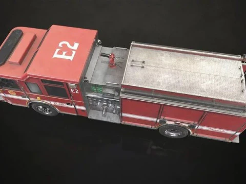 Fire Truck 3D Model