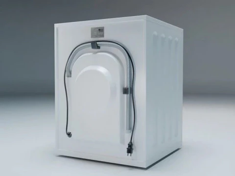 M&aacute;quina de lavar Modelo 3D