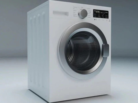 M&aacute;quina de lavar Modelo 3D