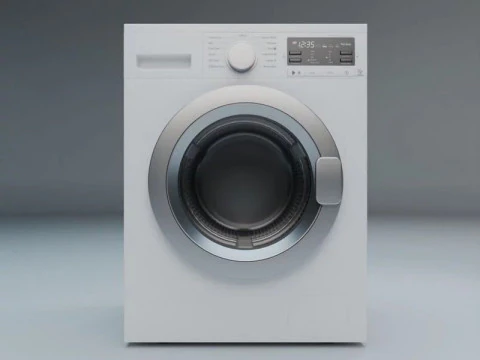 M&aacute;quina de lavar Modelo 3D