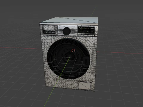 M&aacute;quina de lavar Modelo 3D
