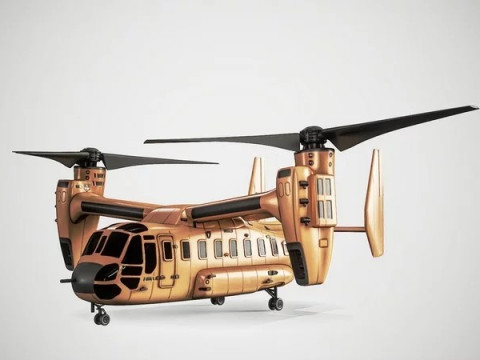 Current Tiltrotor Aircraft 3D 모델