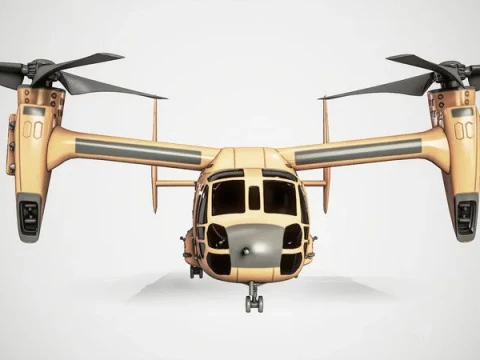 Current Tiltrotor Aircraft 3D Model
