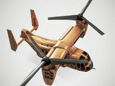 Current Tiltrotor Aircraft 3D Model
