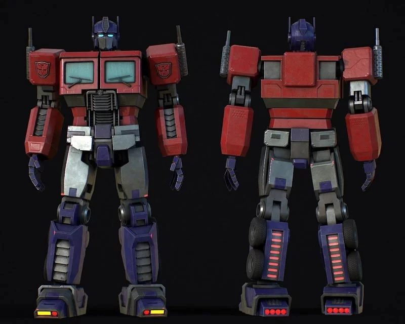 Optimus Prime 3D Model .c4d .max .obj .3ds .fbx .stl .blend 