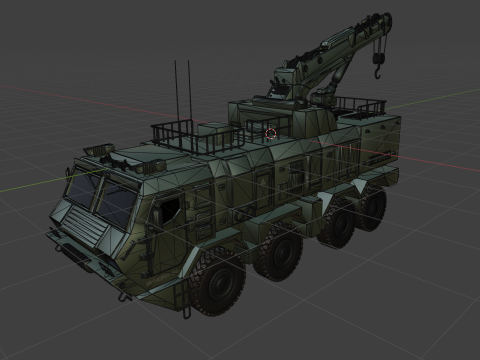 Military ARV 3D मॉडल
